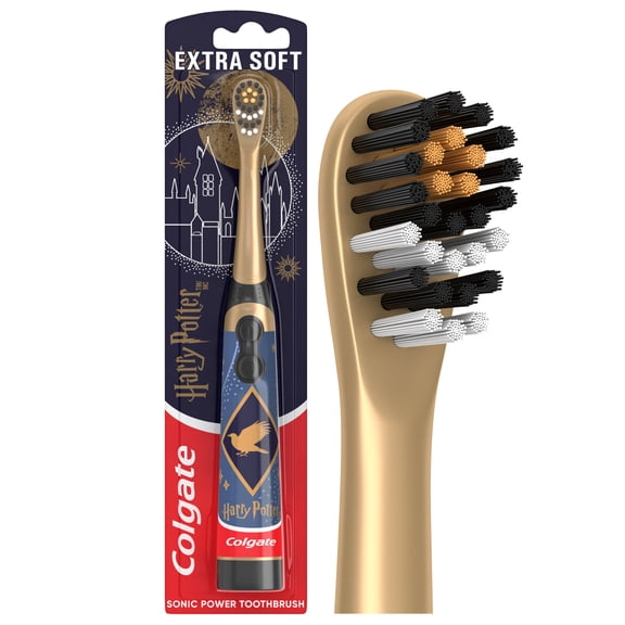 Colgate Harry Potter Ravenclaw Kids Battery Toothbrush, Extra Soft, 1 Pack