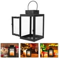 thumbnail image 4 of SHIYUU Vintage Metal Candle Lanterns for Home Decor & Weddings, 4 of 7