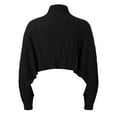thumbnail image 2 of Vedolay Long Sweaters for Women Oversized Casual Crew Neck Long Sleeve Lightweight Knit Sweater,Black One Size, 2 of 4