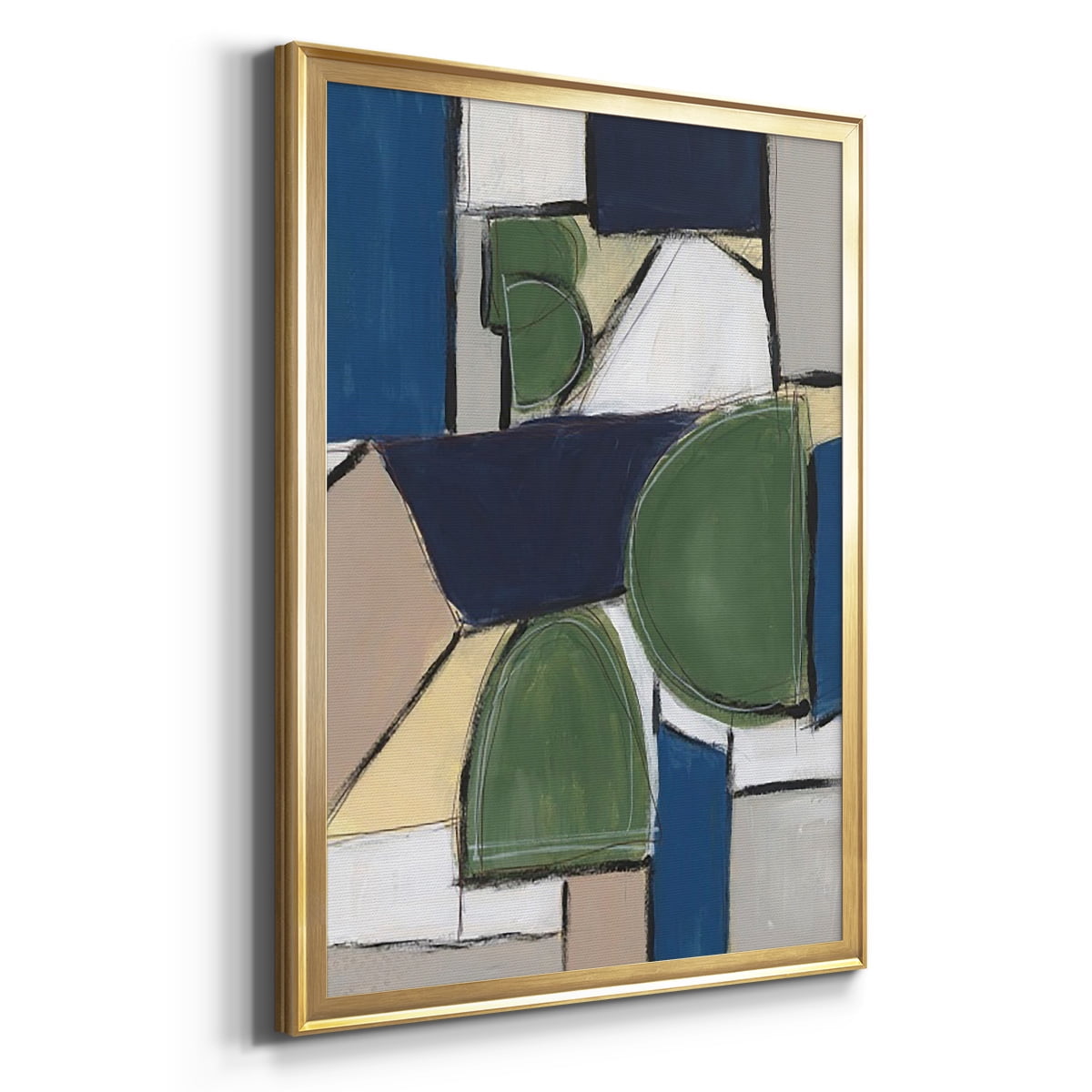 Spatial Mix II Premium Framed Print, in Gold, Black, or Silver - Ready to Hang