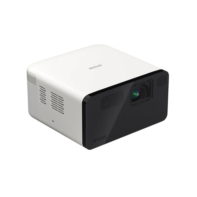 Epson EpiqVision Mini EF21 Portable Smart Laser Projector, Bright 1,000 Lumens, FHD 1080p HDR, 3-Chip 3LCD, Google TV, Netflix, Stereo Speakers, Family Party/Backyard/Home Theatre, Diamond White