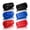 Black + Blue + Red, variant on SupreGear Trekking Pole Tips, 11mm Non-Slip Walking Stick Protectors, Durable Rubber Replacement Tips, 6-Pack, Multicolor
