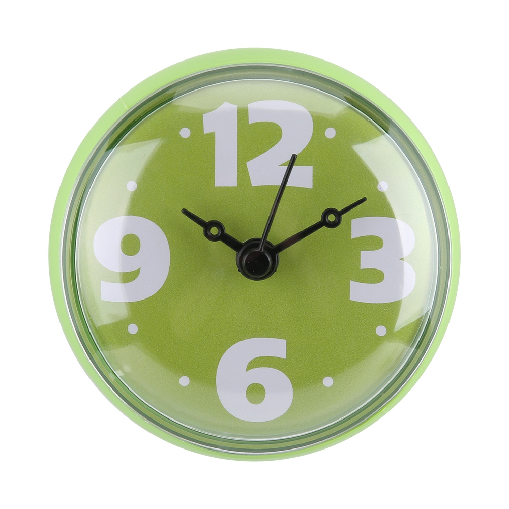 Peahefy Bathroom Clock, Waterproof Clock,Waterproof Suction Wall Window