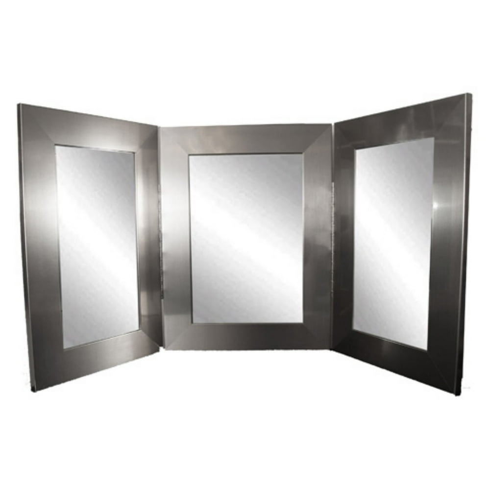 BrandtWorks Makeup Vanity TriFold Bathroom Mirror