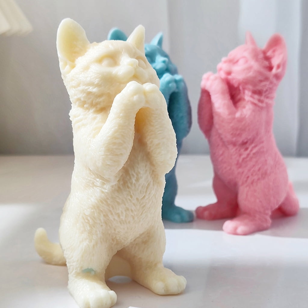 lanema Cat Resin Epoxy Casting Molds Home-Decor Ornament Aromatherapy Scented Candle