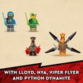 thumbnail image 5 of Lego NINJAGO Lloyd’s Legendary Dragon Toy, 71766 Set with Snake Figures & NYA Minifigure, Collectible Mission Banner Series, 5 of 5