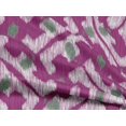 thumbnail image 5 of oneOone Rayon Purple Fabric Ikat Sewing Material Print Fabric By The Yard 56 Inch Wide, 5 of 5