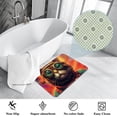 thumbnail image 3 of Cat Polyester Non-Slip Machine Washable Bath Rugs Office Mat Floor Mats, 3 of 6