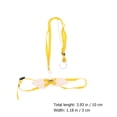 thumbnail image 2 of Raindrops Durable Yellow Nylon Lizard Harness Rope Suitable for Bearded Dragons and Reptile Traction, 2 of 8