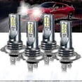 thumbnail image 1 of 4x H7 220w 60000lm 6000k White Led Headlight Bulb Kit for High Low Beam, Super Bright, 1 of 4