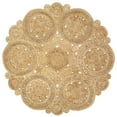 thumbnail image 1 of LR Resources Jute LR12031-NAT40RD Natural Round X 4 ft Indoor Area Rug, 4' x 4', 1 of 7
