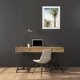 thumbnail image 3 of Pinto, Patricia 25x32 White Modern Wood Framed Museum Art Print Titled - Coastal Palms I, 3 of 4
