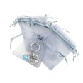 thumbnail image 1 of Bolsas de Regalo de Organza Sunnimix Gris 100 Piezas, 1 of 8