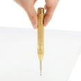 thumbnail image 4 of Automatic Center Punch, HSS Adjustable Spring Loaded Drill Tools Gold Tone, 4 of 4