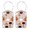 Multi4, variant on RATGON 2 Pack Luggage tag PU Leather with Stainless Steel Loop Halloween Cat Elf Travel Trip