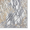 thumbnail image 5 of LUXE WEAVERS Abstract Textured Pattern Gold 5x7 Area Rug, Stain-Resistant Carpet, 5 of 7
