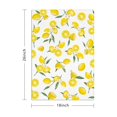 thumbnail image 3 of Set of 4 Lemon Print Kitchen Towels, Fruit Series Absorbent Bar Towels 18x26 Inches, Soft Decorative Hand Towels for Dish Drying and Kitchen Decor, 3 of 3