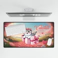 thumbnail image 4 of My Cat is My Valentine Cute Exotic Shorthair in Gift Box Desk Mat Full Keyboard Mouse Pad Cat Lover Kitten Owner Gifts Large Mousepad - 3006, 4 of 5