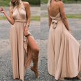 thumbnail image 1 of Mujer Way Wrap Convertible Boho Maxi Rojo B Bridesm Robe Ue Femme, 1 of 1