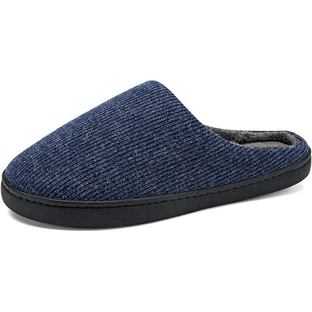 

Fuzzy Slipper for Men Women Indoor Comfort Wool-blend Non Slip House Shoes
