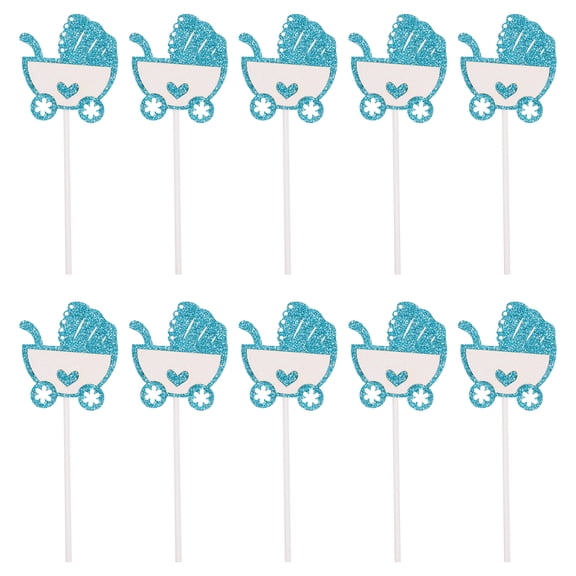 FOMIYES Cupcake Toppers Paper Decorations 2x2 Inches for Party Cake Baking Supplies