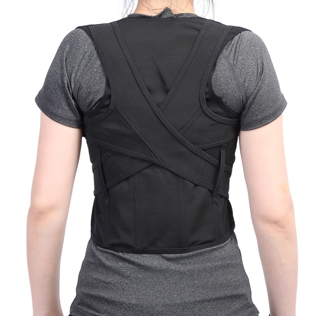 Cinturón de corrección de postura ajustable para adultos y niños, cintura trasera, soporte Lumbar para hombros, 6 tamaños