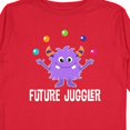 thumbnail image 4 of Inktastic Juggling Monster Future Juggler Boys or Girls Long Sleeve Toddler T-Shirt, 4 of 5