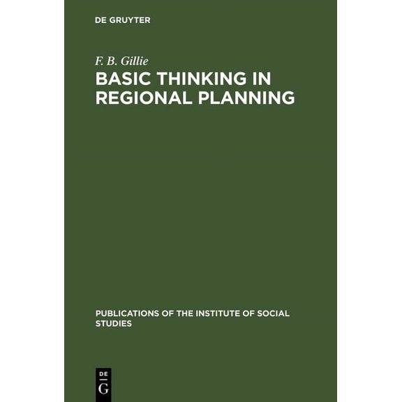 Publications of the Institute of Social  Basic Thinking in Regional Planning, Book 14, (Hardcover)