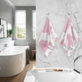 thumbnail image 7 of GZHJMY Pink Cow Print Camo Camoflage Cotton Towels Set 2 Pcs Absorbent Hand Towel Face Towels Kitchen Towels Bath Towels for Bathroom Laundry Room Kitchen 16 x 28 Inches, 7 of 7