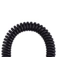 thumbnail image 4 of varón de 3.5m m al cable auxiliar de la primavera masculina en forma de L y formé el cordón retractable para el auricular del audio para el automóvil, 4 of 5