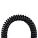 thumbnail image 4 of varón de 3.5m m al cable auxiliar de la primavera masculina en forma de L y formé el cordón retractable para el auricular del audio para el automóvil, 4 of 5