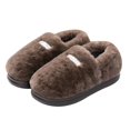 thumbnail image 2 of Slippers for Women Fuzzy Memory Foam Slippers Indoor Outdoor Shoes with Thick Sole and Heel Support Soft Warm Winter Home Footwear, 2 of 5