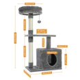 thumbnail image 1 of Free Shipping Drop Shipping Cat Tree Tall Cat Tower with Large Cat Condo Cozy Perch Bed Scratching Posts Cat Toys ShopWise Round, 1 of 21