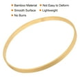 thumbnail image 4 of Uxcell 6.7" Wooden Bamboo Floral Hoop Rings for DIY Crafts Wedding Wreath 8Pack, 4 of 5