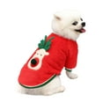 thumbnail image 4 of TIMIFIS Dog Christmas Outfit Medium And Large Dogs Christmas Couple Suit Pet Clothes Costumes Elk Pattern Warm Pet Clothes Dog Apparel & Accessories - Fall, 4 of 7
