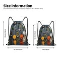 thumbnail image 2 of Xecao Various Herbs And Spices In Spoons Pattern Sports Drawstring Backpack - String Swim Gym Bag with Wet Proof Pocket for Women&Men-Medium, 2 of 6