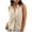 Beige, variant on lmcalzta Womens Tank Tops Button down Cotton Basic T Shirt Dressy Summer Casual Lightweight Sleeveless Going out Tops