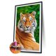 thumbnail image 2 of Cuadros Decorativos Diamond Painting 5D DIY Tiger Full Round Drill Rhinestone Kit (A4020) Likrtyny embutido en tela, 2 of 6
