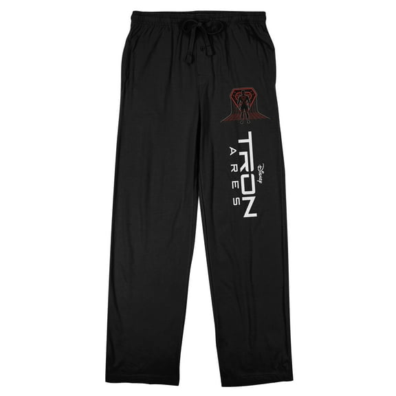 Tron Ares Logo Women's Black Sleep Pajama Pants-Large