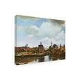 thumbnail image 3 of Trademark Fine Art Jan Vermeer View of Delft 1660-61 Canvas Wall Art - 18x24, 3 of 5