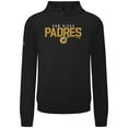 thumbnail image 2 of Men's Levelwear  Black San Diego Padres Mandate Carve Tri-Blend Hoodie, 2 of 3