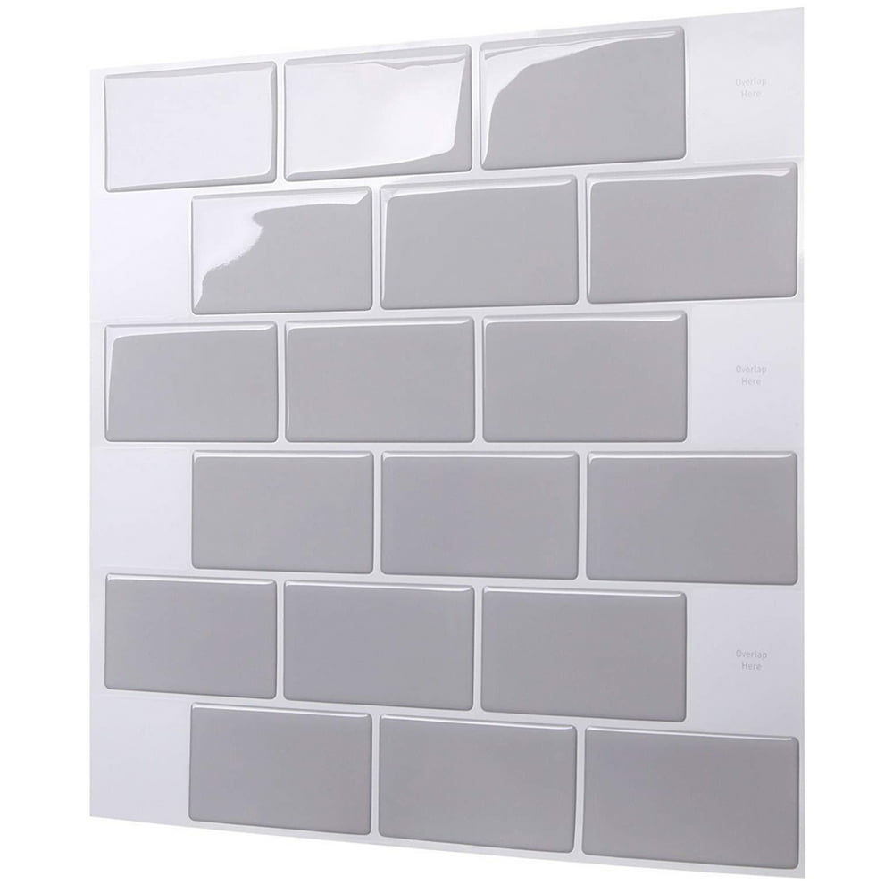 3D Self-Adhesive Kitchen Wall Tiles Home Bathroom Mosaic Brick Stickers