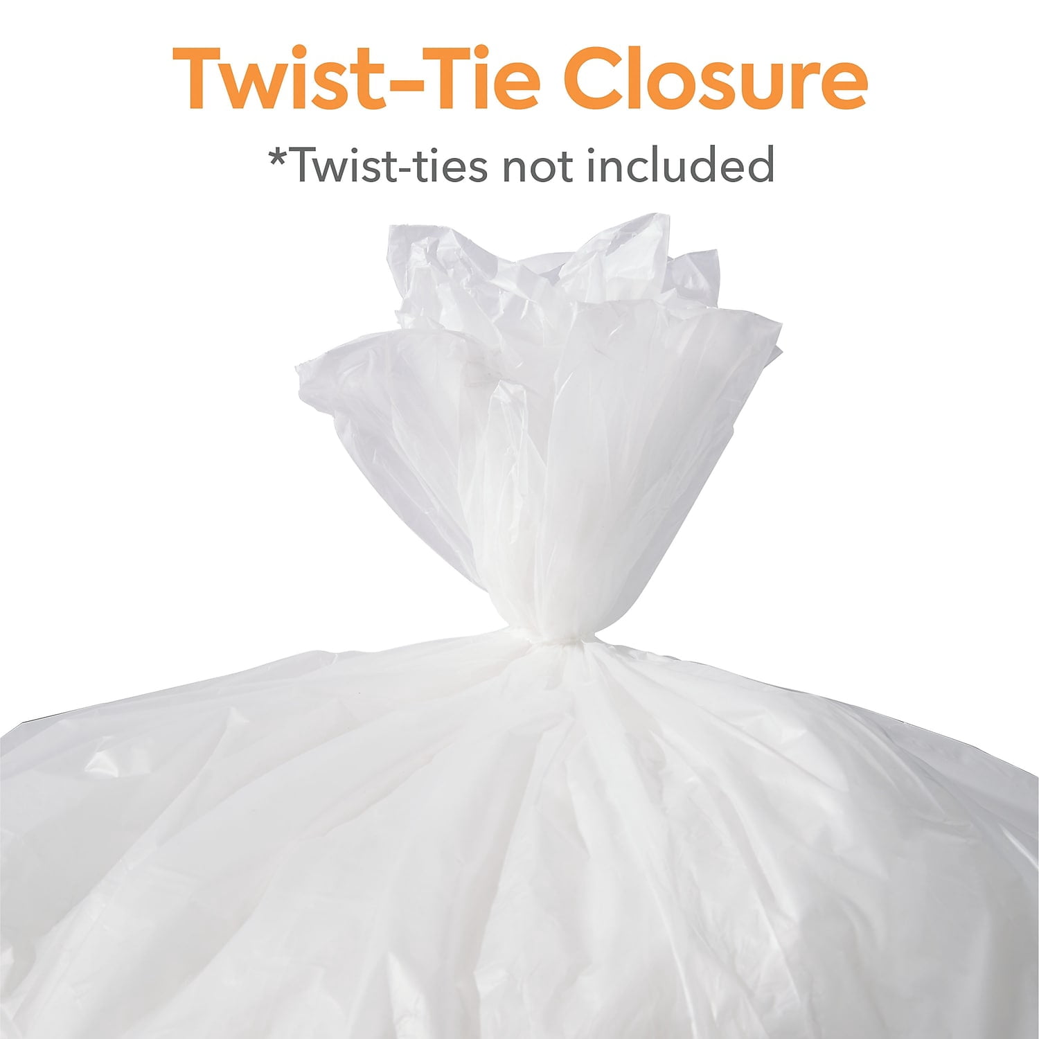 Staples Coastwide Professional 50-56 Gallon Trash Bag 43" x 48" High Density 22 mic Natural 150