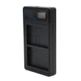 thumbnail image 4 of E5 Battery Dual Charger, Portable Dual Bay Battery Charger Multiple Protection Smart Convenient  For Camera  E5 Battery, 4 of 8