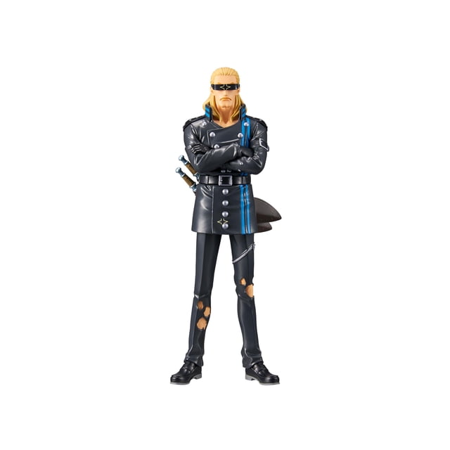 Figura Banpresto, película de una sola pieza, casco rojo, 6,7 cm