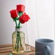 thumbnail image 4 of Juguete de bloques de construcción de rosas y flores eternas, Compatible con decoración de ensamblaje, regalo del Día del Maestro del Día de San Valentín para niña, 4 of 5