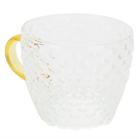 

ESTINK 6Pcs Heat Resistant Glass Cup Tea Cup With Handle Tea Set Accessories For Home Tea House Teacup