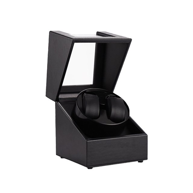 Doble Bobinador de Relojes para Relojes Automáticos Caja de con 2 Ranuras para Enrollador de Relojes Automático para Hombres