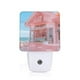 thumbnail image 1 of Fotbe Pastel Pink Beach Cafe Luz Nocturna LED, Luz de Noche con Sensor de Luz Natural de Anochecer a Amanecer, Se Enchufa a la Pared, Blanco Cálido 0.5W-UK, 1 of 7