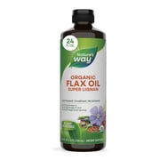 Nature Way's Organic Flax Oil Super Lignan with Omega-3 Essential Fatty Acids, 24 fl oz